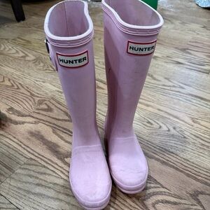 Hunter Light Pink Waterproof Boots